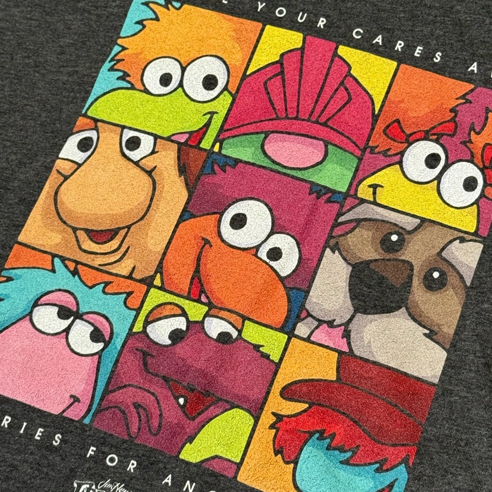 Fraggle rock Jim Henson characters TV show comedy cute puppets animation shirt - Picture 3 of 9